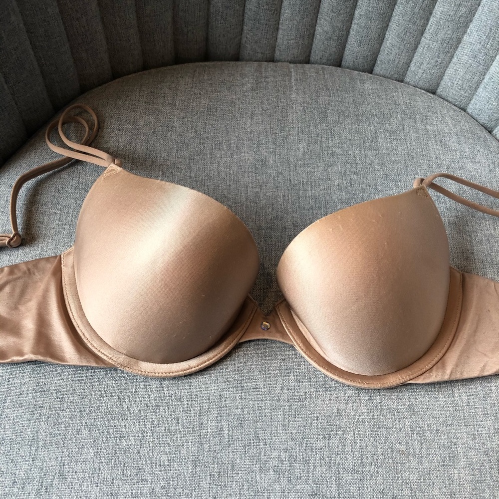 Victoria’s Secret nude lined demi bra